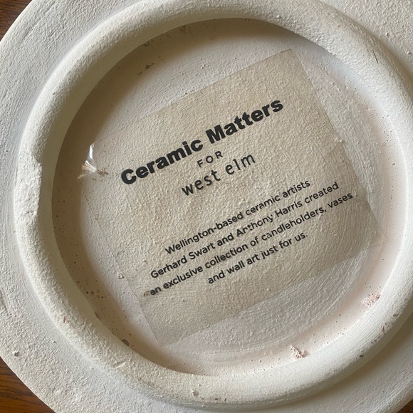 West Elm “Ceramic Matters” special edition art plates - 3 sizes SOLD OUT - Picture 5 of 10